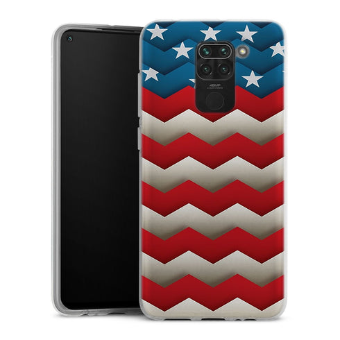 Coque pour Xiaomi Redmi Note 9 Usa Chevrons Vote