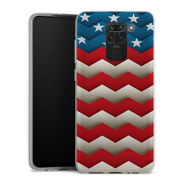 Coque pour Xiaomi Redmi Note 9 Usa Chevrons Vote