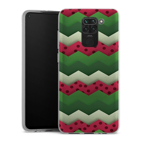 Coque pour Xiaomi Redmi Note 9 Pasteque Summer Chevrons