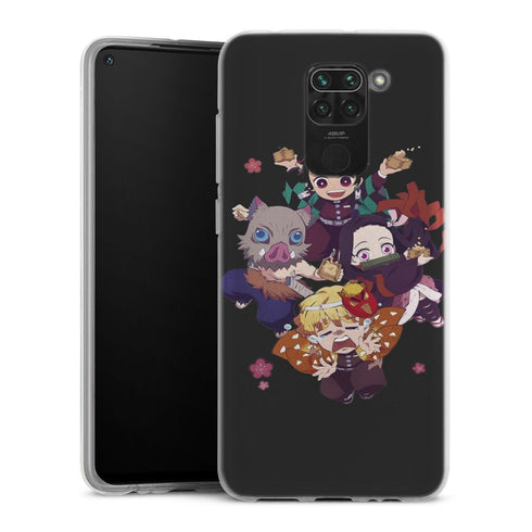 coque Xiaomi Redmi Note 9 Demon-Slayer-Chibi