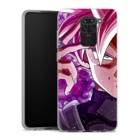 coque Xiaomi Redmi Note 9 Dragon Ball Super Black SS Rose