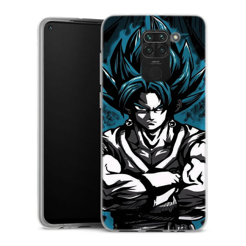 coque Xiaomi Redmi Note 9 Dragon Ball Super Goku SSJ God