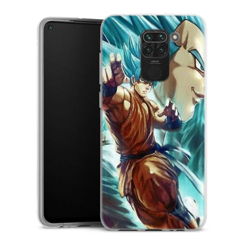 coque Xiaomi Redmi Note 9 Dragon Ball Super Goku X Vegeta