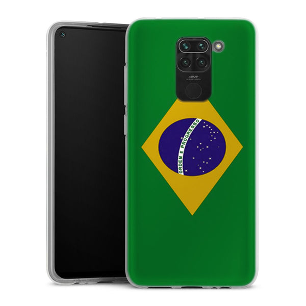 Coque Xiaomi Redmi Note 9 Drapeau Brésil