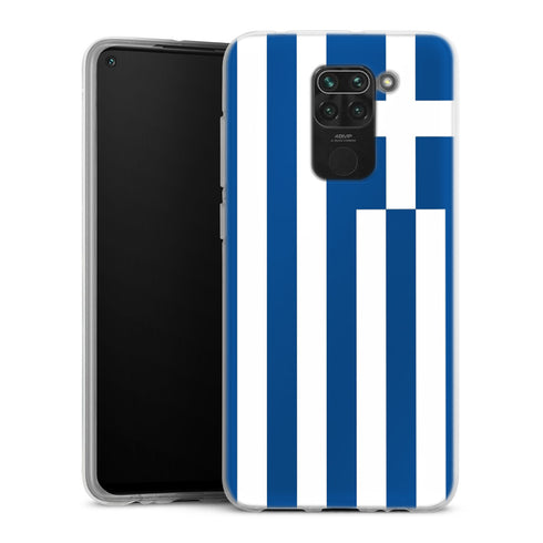 Coque Tpu Xiaomi Redmi Note 9 Drapeau Grece