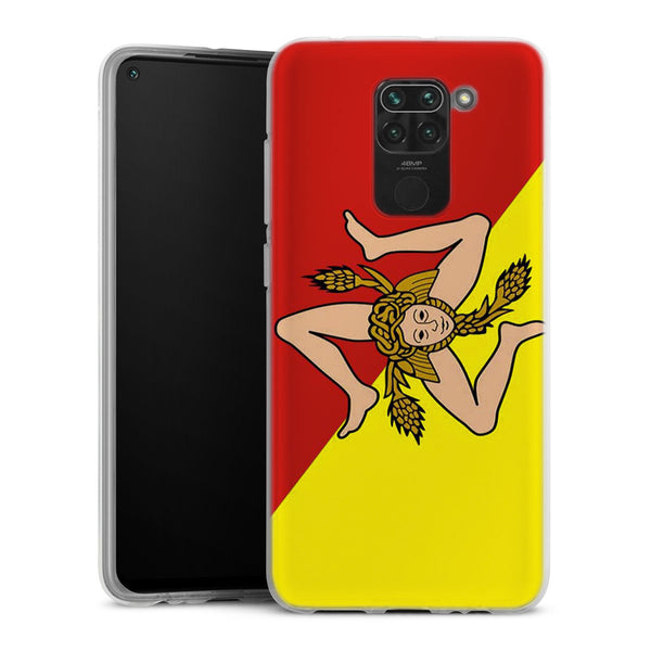 Coque Xiaomi Redmi Note 9 Drapeau Sicile