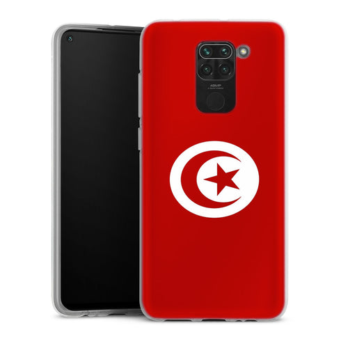 Coque de téléphone Xiaomi Redmi Note 9 Drapeau Tunisie