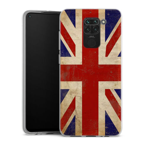 Coque pour Xiaomi Redmi Note 9 Drapeau Grande Bretagne