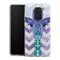 Coque Xiaomi Redmi Note 9 Glitter Girafe Bleu