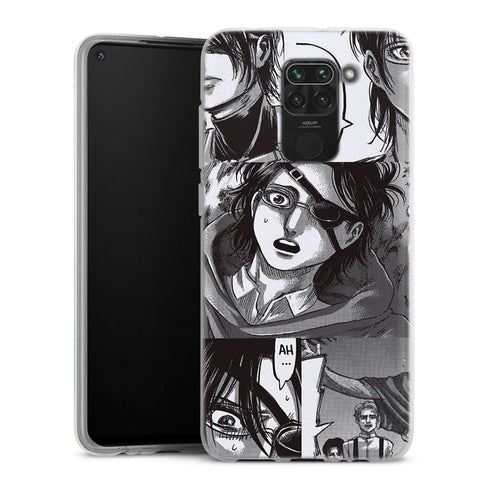 coque Xiaomi Redmi Note 9 Hange Zoe attaque sur Titan