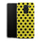 Coque pour Xiaomi Redmi Note 9 Jaune à Pois Noirs