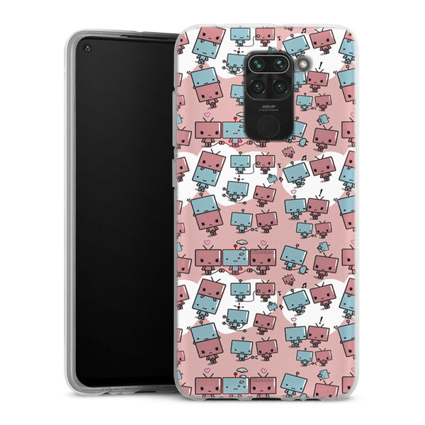 Coque Xiaomi Redmi Note 9 originale Kawaïi Robots