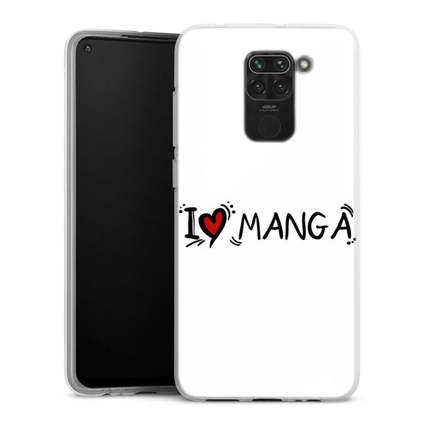 Coque Xiaomi Redmi Note 9 Love Manga