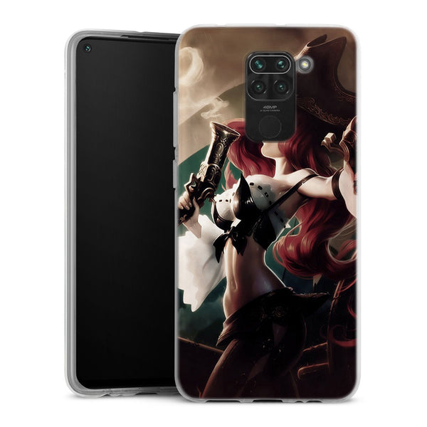 Coque Xiaomi Redmi Note 9 Manga Girl Pirate