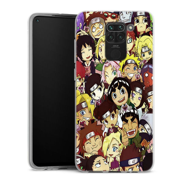 coque Xiaomi Redmi Note 9 Naruto Chibi Groupe