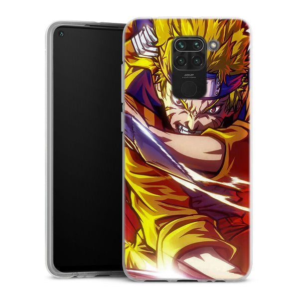 coque Xiaomi Redmi Note 9 Naruto Influence de Kyubi