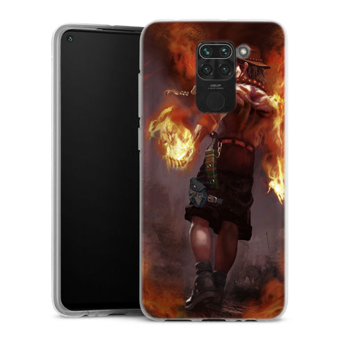 coque Xiaomi Redmi Note 9 One Piece Ace Fire