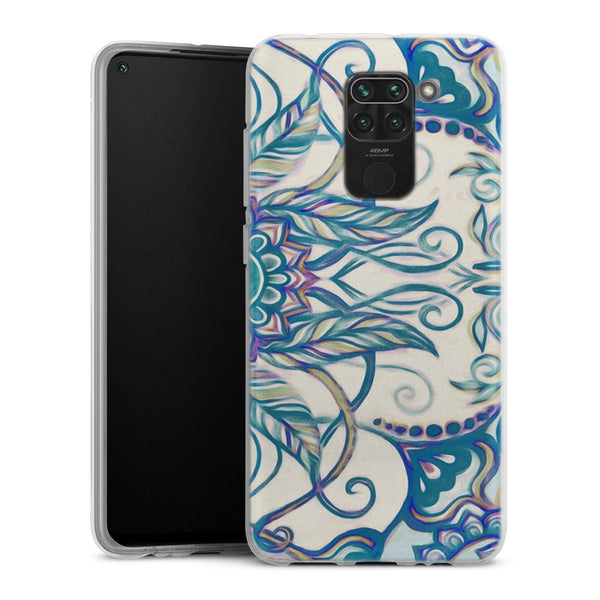 Coque pour Xiaomi Redmi Note 9 Vintage Pearl Floral