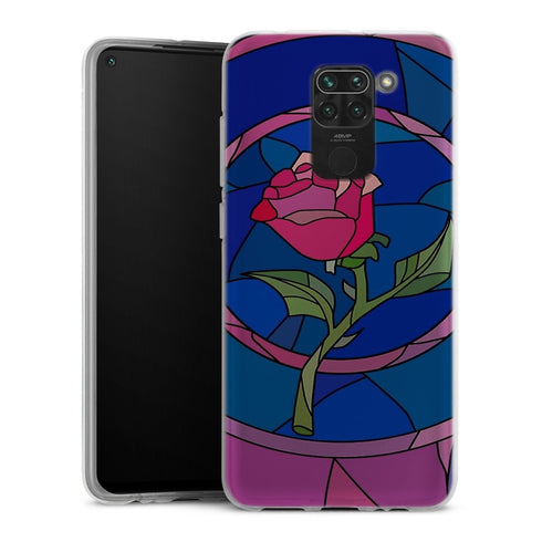 Coque Xiaomi Redmi Note 9 Rose Eternelle | Housse silicone, antichocs, protection optimale - Motif floral