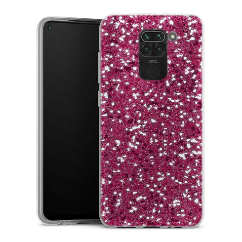 Coque pour Xiaomi Redmi Note 9 Pink Glitter way
