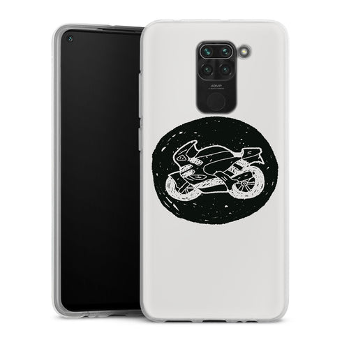 coque telephone Redmi Note 9 originale Super Moto Sportive | Housse Antichoc Silicone Souple, Ultra Fine, Protection intégrale, Motif Vehicule