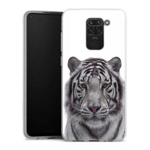 Coque Xiaomi Redmi Note 9 Tigre Blanc