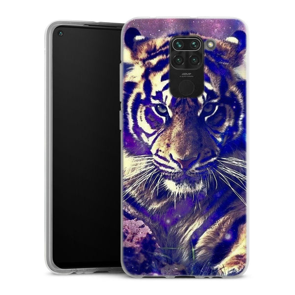 Coque Xiaomi Redmi Note 9 Tigre Bleu de Russie