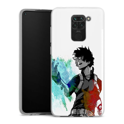 Pouvoir Glace et Feu pour cette coque Todoroki Mha Xiaomi Redmi Note 9 en silicone incassable de notre collection Manga