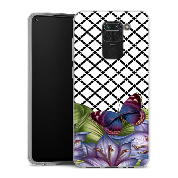 Coque Xiaomi Redmi Note 9 Flower Power | Housse silicone, antichocs, protection optimale - Motif floral