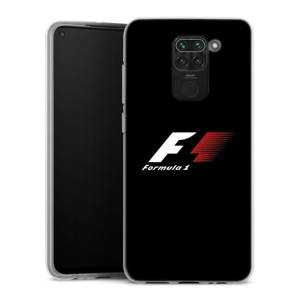 Coque Xiaomi Redmi Note 9 Originale Formula One | Housse Antichoc Silicone Souple, Ultra Fine, Protection intégrale, Motif Vehicule F1
