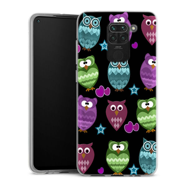 Coque pour Xiaomi Redmi Note 9 Funky owls