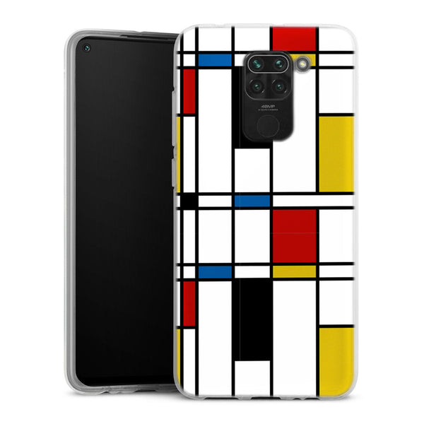 Coque pour Xiaomi Redmi Note 9 Geometric abstract