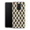 Coque pour Xiaomi Redmi Note 9 Glitter triangles in gold black and nude