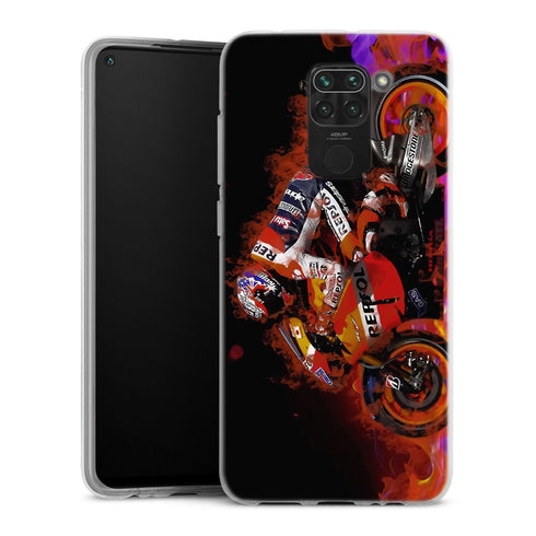 coque telephone Redmi Note 9 originale Honda Moto | Housse Antichoc Silicone Souple, Ultra Fine, Protection intégrale, Motif Vehicule