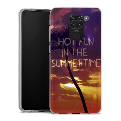 Coque Xiaomi Redmi Note 9 Hot Fun in The Summertime | Housse silicone, antichocs, protection optimale - Motif floral