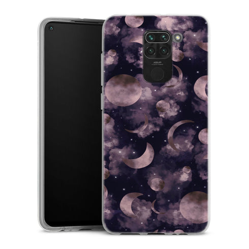 Coque Xiaomi Redmi Note 9 Magic Moons | Housse silicone, antichocs, protection optimale - Motif floral