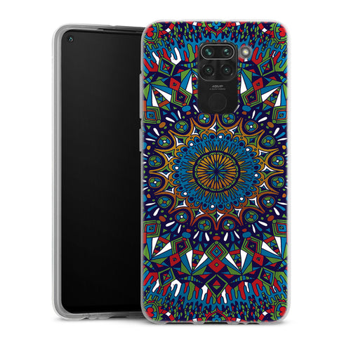 Coque pour Xiaomi Redmi Note 9 Mandala Multicolors creator