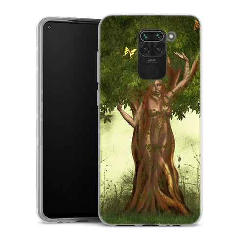 Coque Xiaomi Redmi Note 9 Mother Earth | Housse silicone, antichocs, protection optimale - Motif floral
