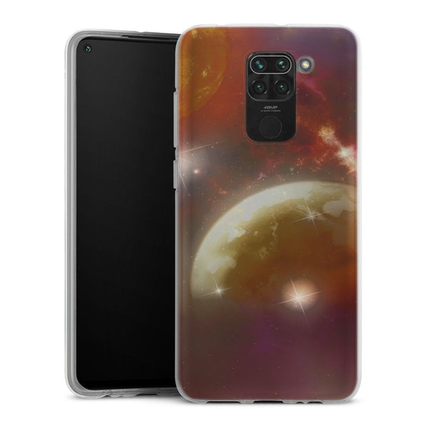 Coque Xiaomi Redmi Note 9 New Solar System | Housse silicone, antichocs, protection optimale - Motif floral