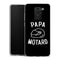 Coque Xiaomi Redmi Note 9 Papa Motard Passion | Housse Antichoc Silicone Souple, Ultra Fine, Protection intégrale, Motif Vehicule