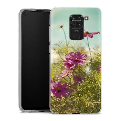 Coque Xiaomi Redmi Note 9 Summer Cosmos | Housse silicone, antichocs, protection optimale - Motif floral