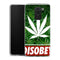 Coque Xiaomi Redmi Note 9 Weed Cannabis Disobey | Housse Antichoc Silicone Souple, Ultra Fine, Protection intégrale, Motif Floral
