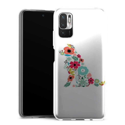 Coque Xiaomi Note 10 5G Border Collie floral