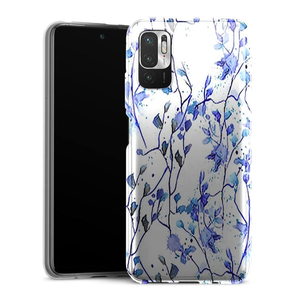 Coque Xiaomi Note 10 5G Branches Bleues