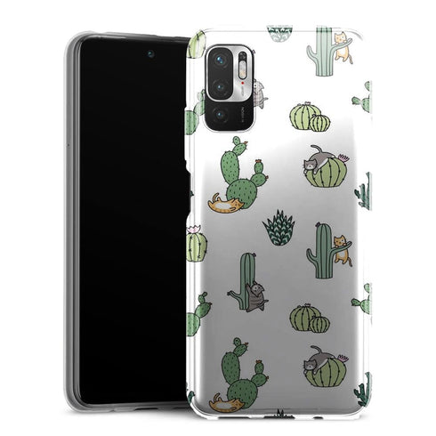Coque Xiaomi Redmi Note 10 5G Chats Cactus