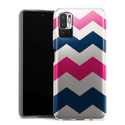 Coque Xiaomi Redmi Note 10 5G Zig Zag Rose