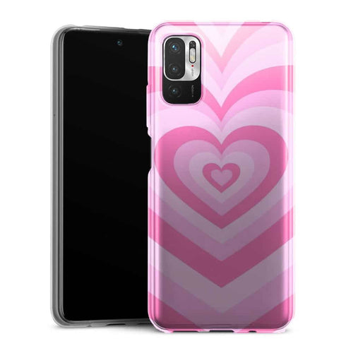 Coque Xiaomi Redmi Note 10 5G Coeur Rose Girly