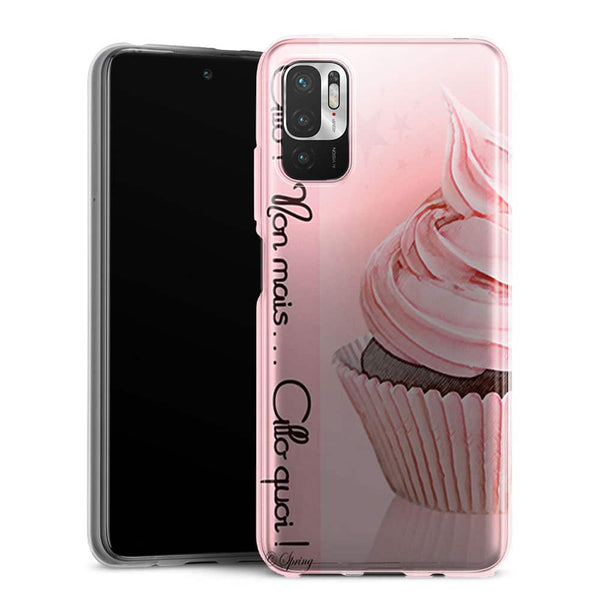 Coque Xiaomi Redmi Note 10 5G Cupcake Rose