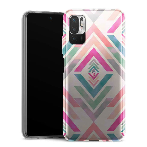 Coque Xiaomi Redmi Note 10 5G Fancy Diams azteque Rose
