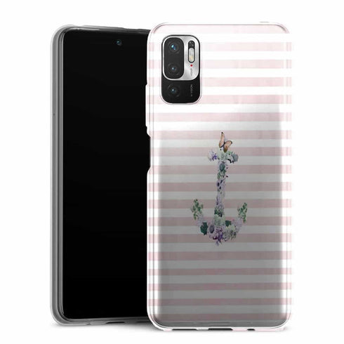 Coque Xiaomi Redmi Note 10 5G Floral Anchor in Pink